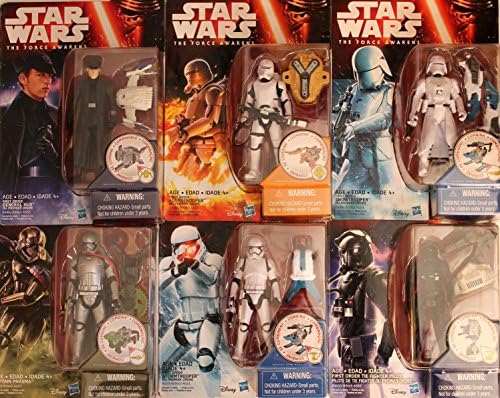 Star Wars Episode VII The Force Awakens 3.75" First Order Army Troop Builder - Set of 6 Action Figures