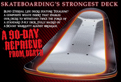 BLIND CRAIG TRICK OR TREAT EL DECK 7.6X31.5 ブラインド スケートボード NO.47
