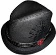 Men's Affliction Justice Fedora Hat Black