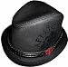 Men's Affliction Justice Fedora Hat Black