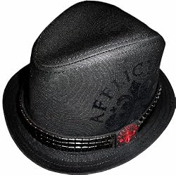 Men's Affliction Justice Fedora Hat Black