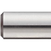 Niagara Cutter B555 Straight Tooth Shank Type Keyseat Cutter, High Speed Steel, Uncoated (Bright), Round Shank, 5/8" Cutter Diameter, 10 Tooth, 1/8" Width