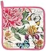 Michel Design Works Peony 4 Piece Kitchen Set - 2 Towels, Oven Mitt, Potholder