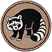 Black & White Raccoon Patrol Patch - 2