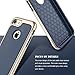 iPhone 7 case, SGM Premium Hybrid [Dual Layer] Armor Case Cover For Apple iPhone 7 [Anti-Slip Design] [Shock Proof] (Dark Blue + Gold)
