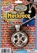 Hip Hop Spinning Necklace in Silver - Silver