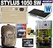 Olympus Stylus 1050SW 10.1MP Digital Camera with 3x Optical Zoom (Champagne) + Samsonite Digital Camera Case + Olympus M 2GB xD + Gorillapod Mini-Tripod/Grip + Willoughbys Starter Kit