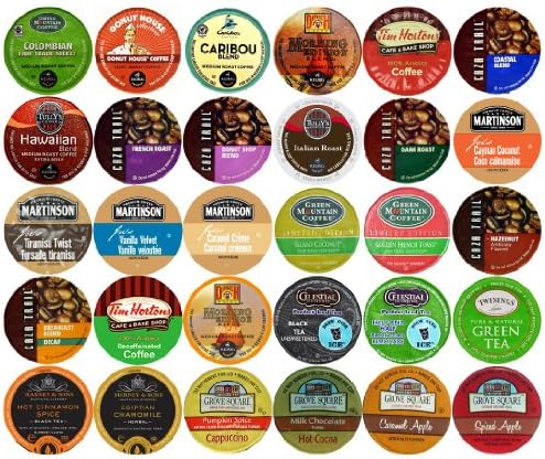 K Cup Mix for Keurig Brewers Variety Sampler, 30 Count