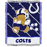 NFL Indianapolis Colts 36-Inch-by-46-Inch Woven Jacquard Baby Throw