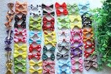 40pcs/20pairs New Dog Hair Clips Pet Grooming Products Mix Colors Varies Patterns Pet Hair Bows Dog Accessories