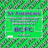 10cm x 10cm Acrylic Drinks Coaster-Set of 4-Football Teams-Birmingham City