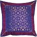 ShalinCraft Pillowcases House Decor India Gift For Her Silk Fabric 16x16 inches (bcbr181)