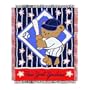 MLB New York Yankees 36-Inch-by-46-Inch Woven Jacquard Baby Throw
