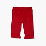 Sckoon Organic Cotton Red Elf Pants - Size 0-6 Months