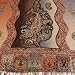 Viscose Orange Brown Jamawar Shawl In Antique Design
