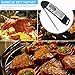 Instant Read Cooking Thermometer,Vancle® Digital Electronic Food Thermometer Barbecue Meat Thermometer with Collapsible Internal Probe Anti-Corrosion for Grill Cooking Meat Kitchen Candy (Black)