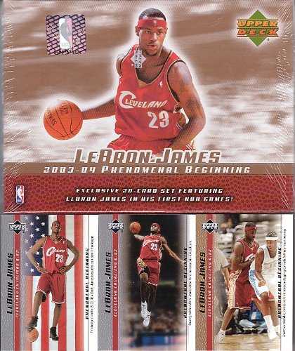 cheap 2003-04 LeBron James Phenomenal Beginnings Factory Set