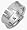Designer 10 Diamond Comfort Fit 14 Karat White Gold Wedding Band - 6.25