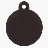LG BLK Circ Pet Tag