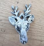 IRONMONGERY WORLDﾂｮ CAST IRON ANTLER CABINET CUPBOARD DRAWER KNOB HANDLE NOVELTY CABINET KNOB by Iro