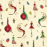 Review Caspari 9451RC / Caspari Holiday Ladies 9-Foot Wrapping Paper Roll
