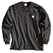 Carhartt - K126-BLK LRG REG - Long Sleeve T-Shirt, Black, L