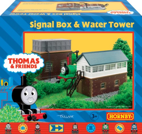 Childrens Toyshop  Toys : Hornby Thomas & Friends (Electric) - Signal Box/Water Tower Pack