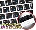 MAC ENGLISH-SWEDISH (FINNISH) KEYBOARD STICKERS ON BLACK BACKGROUND