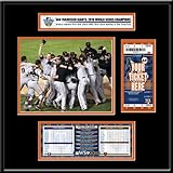 San Francisco Giants 2010 World Series Champions Ticket Frame Jr.