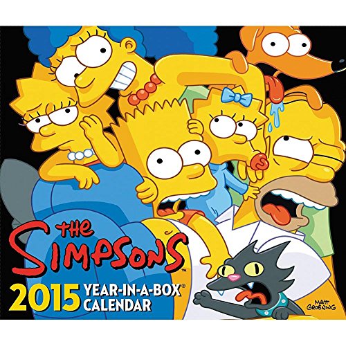 The Simpsons 2015 Daily Boxed Calendar 038576064256