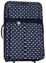 3 Piece Luggage Set - Black with White Paw Prints