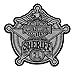 Harley-Davidson Sheriff Silver Patch, Small 3-15/16'' W x 3-3/4'' H EM1264752