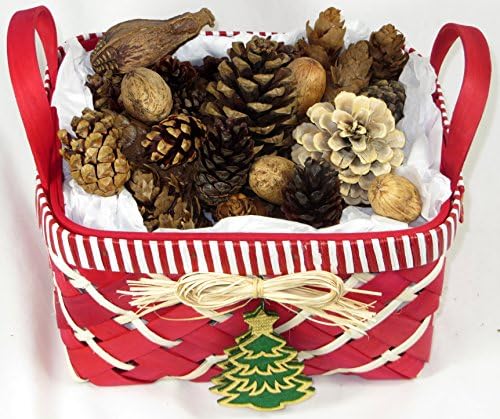 Evergreen Spice Holiday Pine Cone Tree Scented Potpourri Bag Mix by The Lavender Home