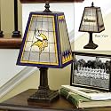 14" NFL Minnesota Vikings Football Stained Glass Table Lamp