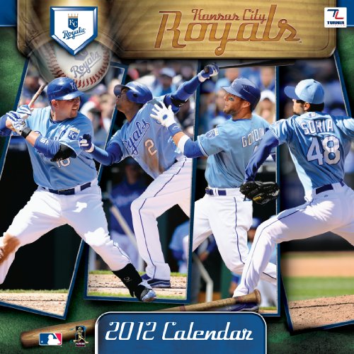2012 KANSAS CITY ROYALS 12X12 WALL CALENDAR