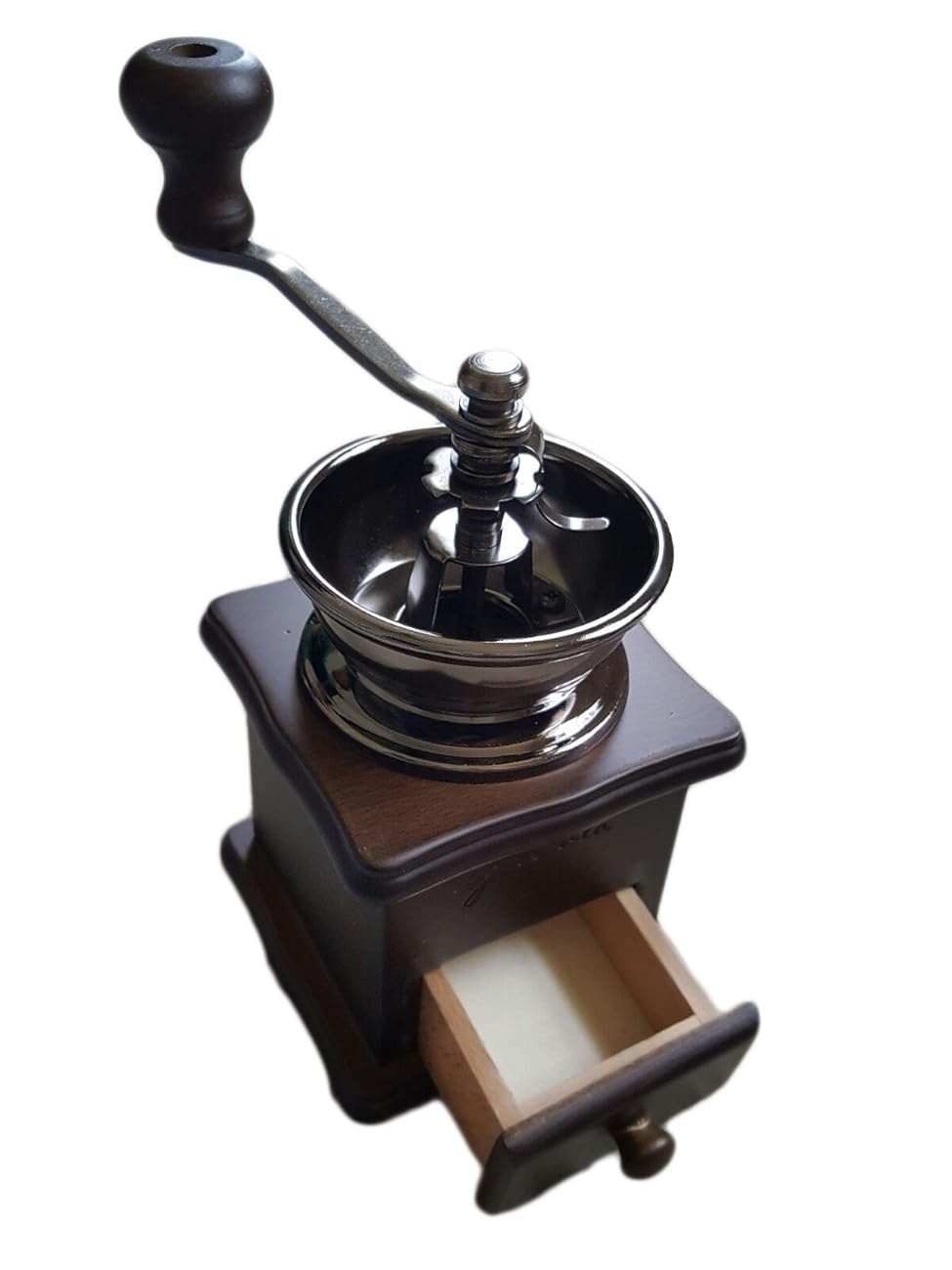 Premium Adorable Manual Hand Coffee Bean Grinder of Solid Beech Wood