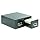 STEELMASTER Medium Double Card File Drawer, Fits 4 x 6 Cards, 3000 Card Capacity, 14.44 x 6.19 x 16 Inches, Black (263F4616DBLA)