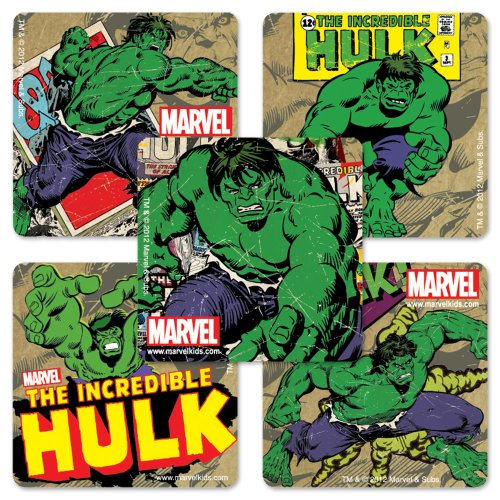 Incredible Hulk Stickers - 75 Per Pack