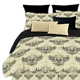 Street Revival Winged Skull Twin Comforter Set, Multi