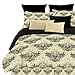 Veratex Street Revival Collection Stylish Winged Skull Design 100% Polyester Bedroom Sheet Set, King Size, Multicolored