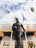 Jigsaw of Billy Wright Statue from Wolves