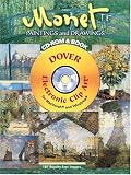 Monet Paintings and Drawings CD-ROM and Book (Dover Electronic Clip Art)