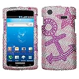 Rhinestones Protector Case for Samsung Captivate i897, Anchor Full Diamond