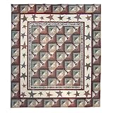 Woodland Star And Geese Quilt King 95X 105