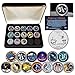 APOLLO SPACE MISSIONS FL Quarters 13-Coin Complete Set NASA PROGRAM with Box