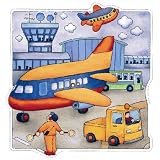 Airport City Peg Puzzle by Chelona