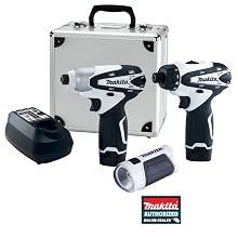 Makita LCT302W 10.8-Volt Ultra Compact Lithium-Ion Cordless 3-Piece Combo Kit