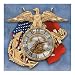 The USMC Pride Of The Corps Wall Clock: U.S. Marines Home Decor Gift