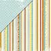 Bahama Striped Towel/Blue Twister Boardwalk Collection Paper (Little Yellow Bicycle)