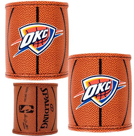 NBA Oklahoma City Thunder Two Piece Basketball Can Holder Set